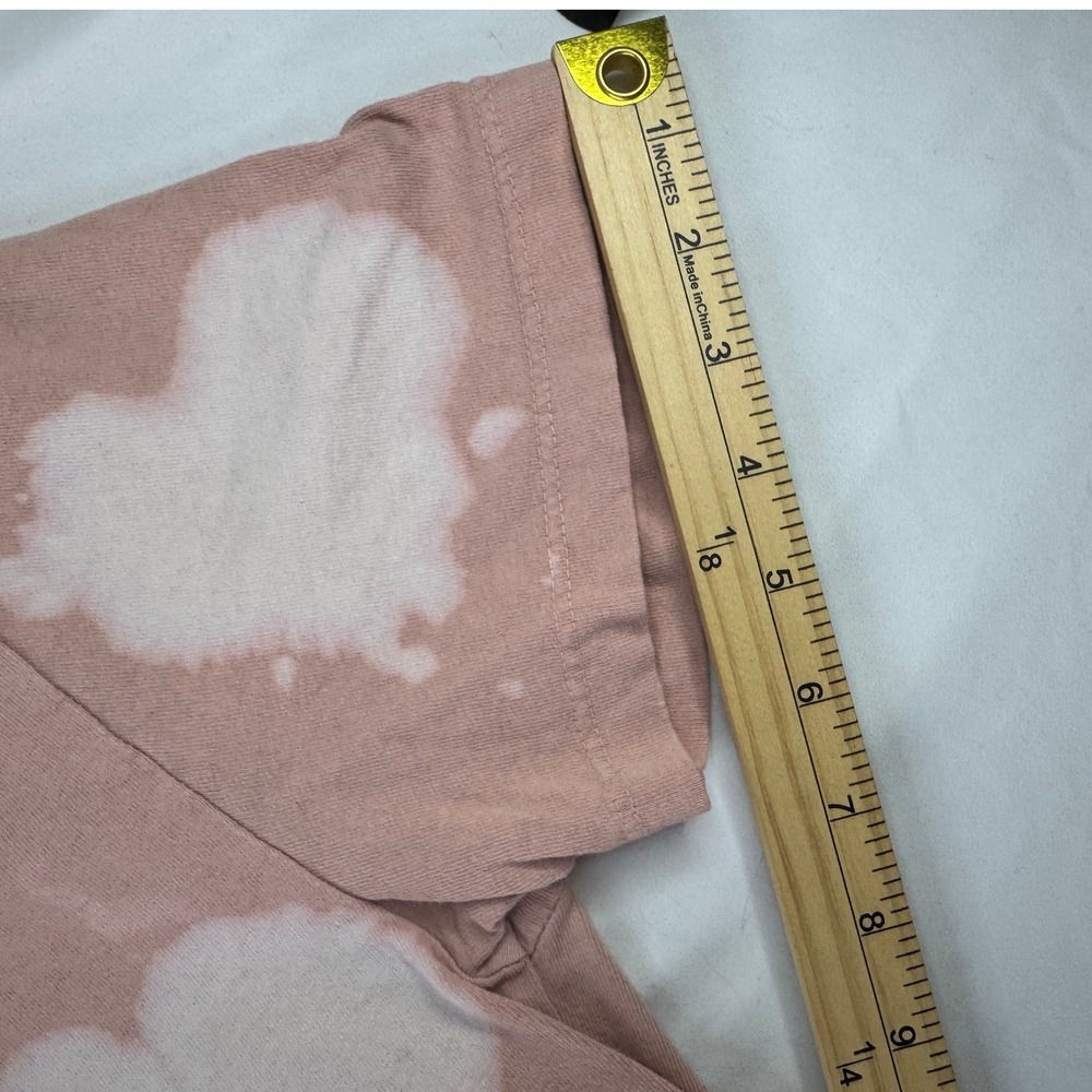 Obey T-Shirt Size M Pink Good Bleach Cloud Wash Logo Short Sleeve Tee - Picture 6 of 10